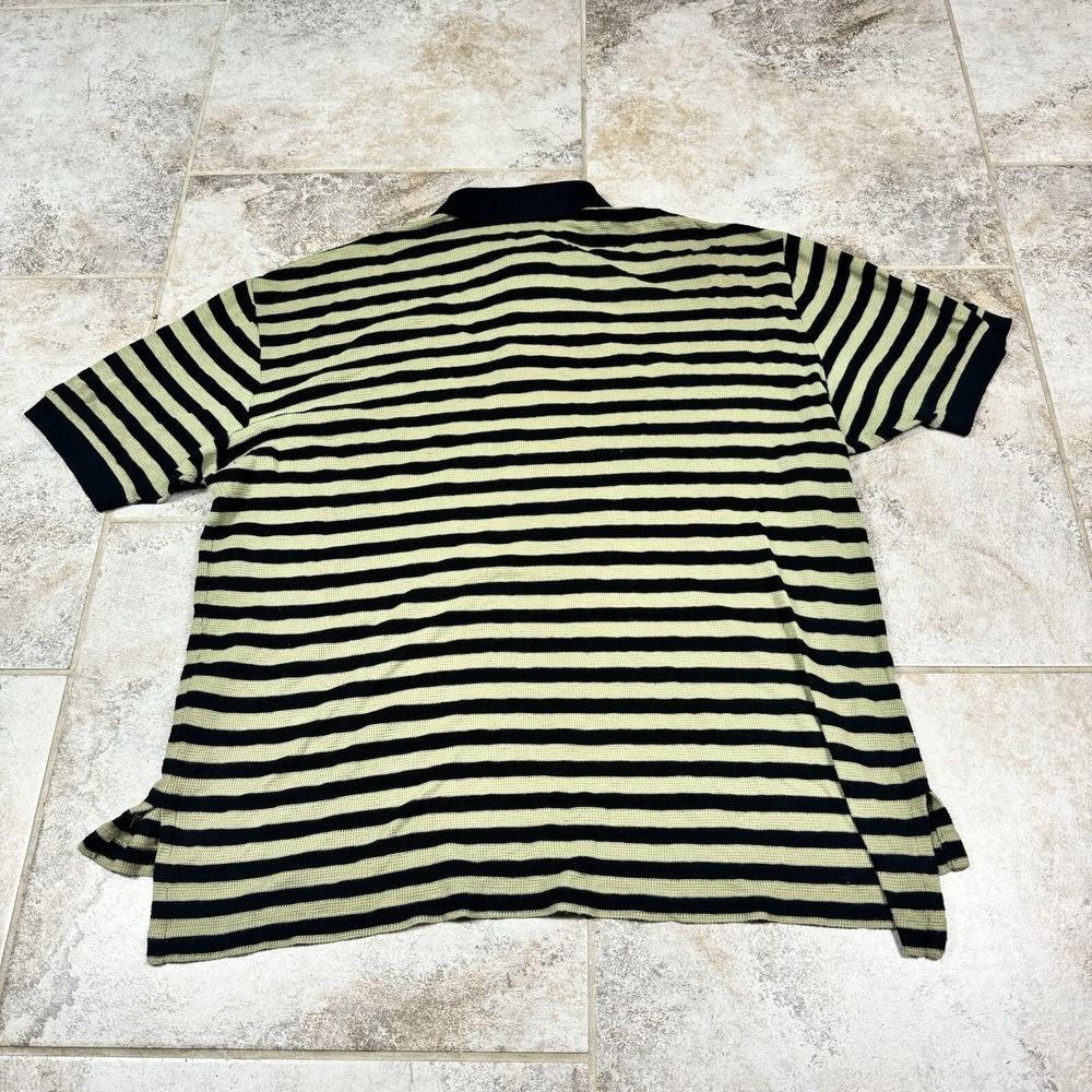 Vintage Polo by Ralph Lauren Shirt Mens XL Striped Short‎ Sleeve Knit Polo - Picture 8 of 10